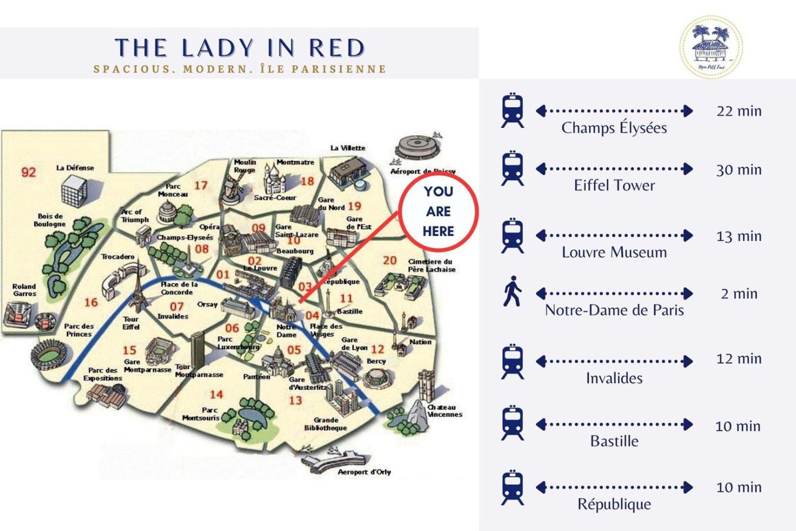 Appartement The Lady In Red - Romantique - Bail Mobilite